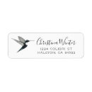 Search for hummingbirds return address labels Wildlife