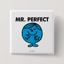 Search for perfect men badges Cartoon