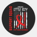 Search for red awareness stickers Heart disease awareness month