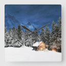 Search for log cabin clocks Mountain