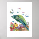 Search for turtle posters Watercolor