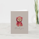 Search for red brown cards Teddy bear