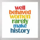 Search for women rarely posters Well behaved women