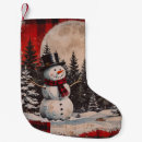 Search for vintage christmas stockings Snowman