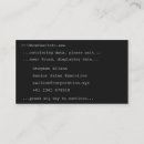 Search for novelty business cards Professional