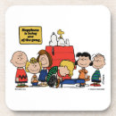 Search for peanuts coasters Snoopy