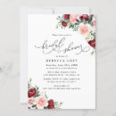 Search for fall floral bridal shower invitations Elegant