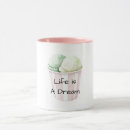 Search for pink and mint mugs For her