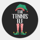 Search for funny tennis stickers Xmas