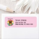 Search for cute easter bunny and eggs return address labels Easter egg hunt