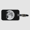 Search for halloween luggage tags Moon