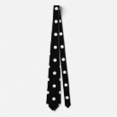 Search for black dots ties Black and white