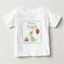 Search for dinosaur birthday baby shirts Watercolor