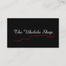 Search for ukulele business cards Uke
