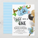 Search for hes a wild one invitations Boy