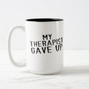 Search for funny anxiety mugs Dark humour