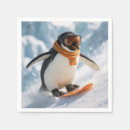 Search for funny christmas cocktail napkins Penguin