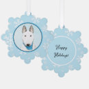 Search for bull terrier christmas tree decorations Bully