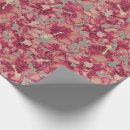 Search for hibiscus wrapping paper Red
