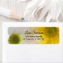Search for yellow daisy return address labels Flowers