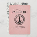 Search for passport birthday invitations Eiffel tower