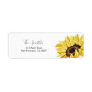 Search for sunflower return address labels weddings Summer