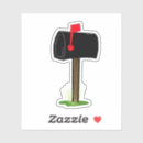 Search for mailbox stickers Red