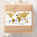 Search for map wedding stickers Globe