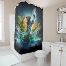 Search for wildlife shower curtains Tiger