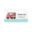 Search for firetruck return address labels Party