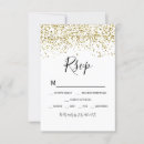 Search for black and gold rsvp cards Typography