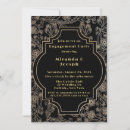 Search for art deco engagement party invitations Gold