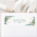 Search for floral bridal address stickers Greenery