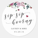 Search for red bridal shower stickers Champagne