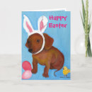 Search for dachshund easter cards Dog
