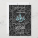 Search for aqua and grey wedding invitations Vintage