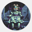 Search for antique doll stickers Spooky