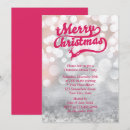Search for new year dinner invitations Silver