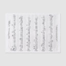 Search for sheet music tissue paper Black