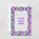 Search for repeating pattern cards invites Watercolor