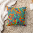 Search for teal and orange cushions Vintage