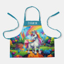 Search for cute unicorn aprons Girls