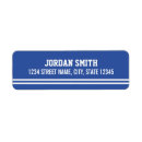 Search for team return address labels Blue