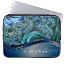 Search for fractal laptop cases Blue