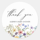 Search for botanical bridal shower stickers Wildflowers