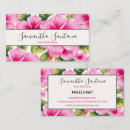 Search for hibiscus business cards Elegant