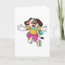 Search for ice skating dog cards Funny