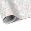 Search for rainbow dots wrapping paper Cute