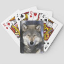 Search for wolf playing cards North america