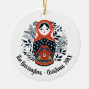 Search for doll christmas tree decorations Matryoshka